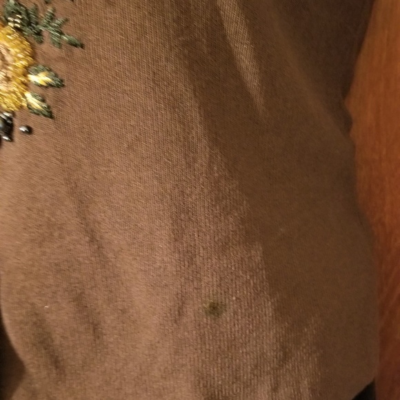 LouLou Beaded Embellished Floral Button Cardigan S - Picture 8 of 8